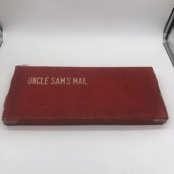 Milton Bradley Other - Very rare, Antique/Vintage (c) 1910/1920 Milton Bradley Uncle Sam's Mail #4087